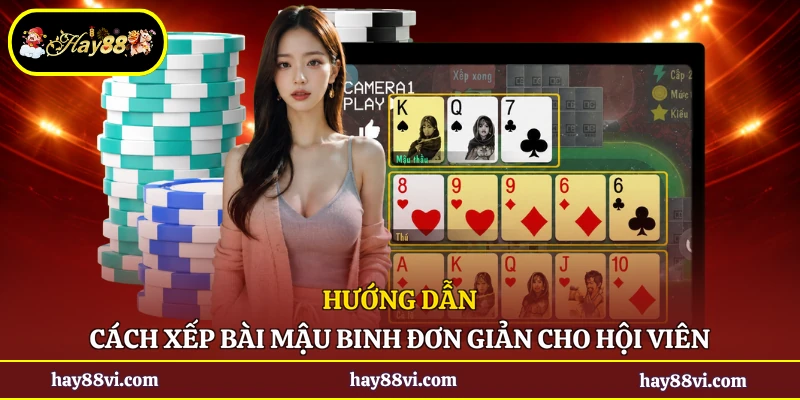 Hướng dẫn cách xếp bài mậu binh đơn giản cho hội viên