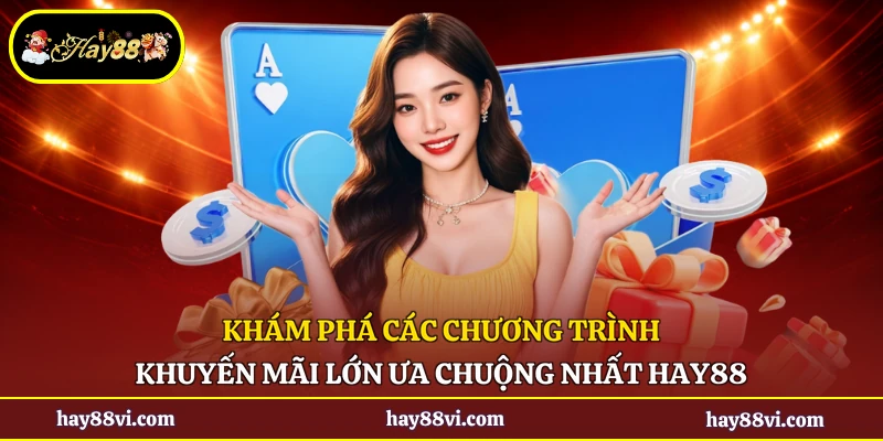 Khám phá các chương trình khuyến mãi lớn ưa chuộng nhất Hay88
