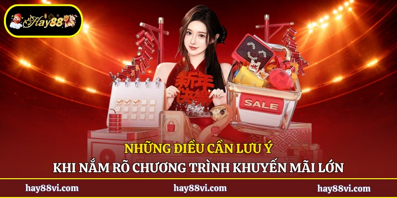 Những điều cần lưu ý khi nắm rõ chương trình khuyến mãi lớn